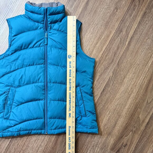 Lands End Vintage Womens‎ Down Puffer Vest Blue Small 6-8 Lightweight Outerwear - Picture 3 of 9